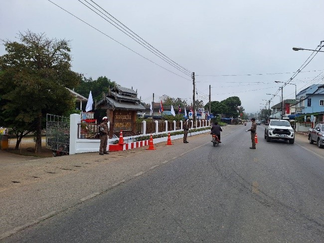 วันที่ 25 มกราคม 2568 เวลา 08.00 – 14.00 น. ชุดปฏิบัติการจราจร สภ.แม่สะเรียง อำนวยความสะดวกการจราจรงานนวัดนักบุญเปาโล บริเวณ วัดนักบุญเปาและโรงแรมมิตรอารี 2